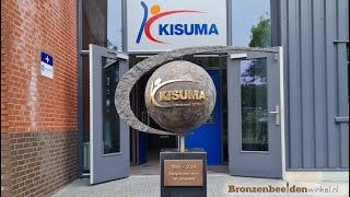 Kunst in opdracht Kisuma bedrijfsbeeld  Bronzen Beelden Winkel [upl. by Drofdarb]