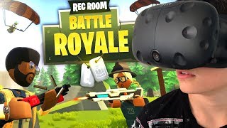 FORTNITE IN VR   Rec Royale HTC Vive [upl. by Nalla]