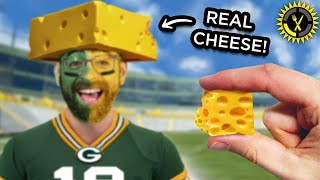 Food Theory What If The Packers Cheesehead Was Made of ACTUAL Cheese [upl. by Keven]