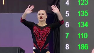 Angelina Melnikova takes GOLD 🥇 14333 Floor Final  Russian Championships 2024 [upl. by Attegroeg]