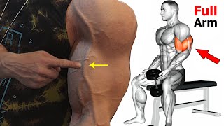 Full Arm Workout  10 Exercises To Make Your Arms Big And Perfect [upl. by Valentia]