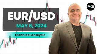 EURUSD Daily Forecast and Technical Analysis for May 06 2024 by Chris Lewis for FX Empire [upl. by Shiri152]