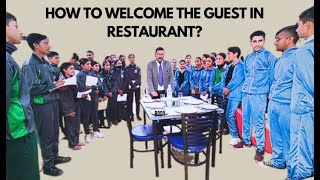 HOW TO WELCOME THE GUEST IN RESTAURANT II COMPLETE STEP BY STEP PROCESS [upl. by Weixel35]