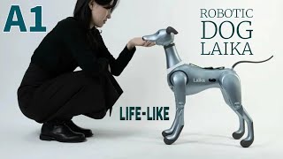 robotic dog Laika for astronauts  lifelike [upl. by Falzetta64]