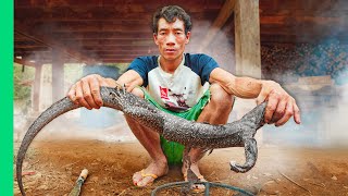 Asias Most Shocking Jungle Food Meet the Khmu People [upl. by Eatnohs]