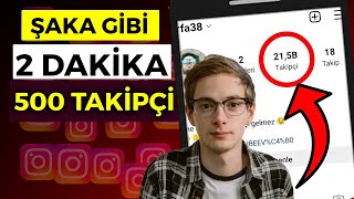 İNSTAGRAM TAKİPÇİ ARTTIRMA  2 DAKİKADA 500 TAKİPÇİ [upl. by Solana]