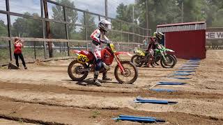 1989 HONDA CR500 2 STROKE VS 2020 450 4 STROKES LEADS FOR 3 LAPS FINISHES 2ND 450B SOUTHWICK MX 338 [upl. by Gonick]