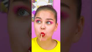 Girl eats Spaghetti with ketchup [upl. by Jarv]