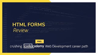 Crushing Codecademy PRO WEB DEVELOPMENT career path Challenge  Review HTML form validation [upl. by Ahsot]