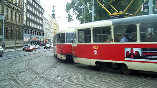 Pragues Tramway of 2011 Czech Republic  Tramvaje v Praze [upl. by Noved]