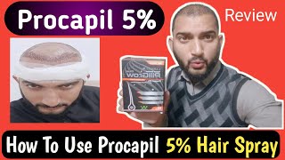 PROCAPIL How To Use Procapil 5 Hair Spray  Procapil 5 Review  Best for Hair Growth piligrow [upl. by Jemima]