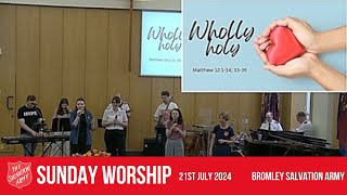 Bromley Temple Salvation Army  Sunday Blessing  21st July [upl. by Aspasia]