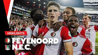 It aint over 𝙏𝙞𝙡 its over 🤯  Highlights Feyenoord  NEC  Eredivisie 20212022 [upl. by Enniroc]