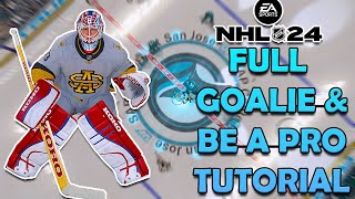 NHL 24 Everything You Need To Know About Becoming A Good GOALIE TIPS amp TRICKS For Be A Pro Career [upl. by Marquis]