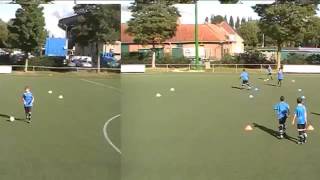 THOMAS VLAMINCK TECHNIEKTRAINING PASSEN EN AANNEMEN Technical Training Football [upl. by Vincent]