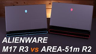 Alienware m17 r3 vs Area51m r2 [upl. by Akeryt]