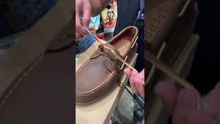 Adjustable Matching Tight Sperry Tassel Knots Expert Topsider Demo [upl. by Notneb]