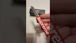 Supreme CRKT CEO Microflipper Pocket Knife [upl. by Low]