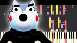 The Wretched Wolf Willows Theme  Piano Remix  Piggy Roblox [upl. by Aneehs778]