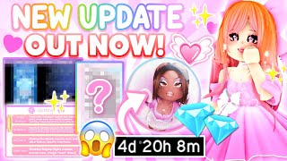 😱ROYALE HIGH UPDATE OUT NOW NEW SHOP ITEM CLASS MENU TTYL SET COMPLETE amp MORE ⭐ROBLOX Tea Spill [upl. by Ap]