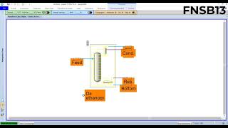 Aspen Hysys 121 Distillation Tower  DeEthanizer [upl. by Ahsilak]