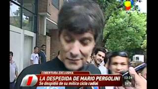 Pergolini a la salida de su ultimo programa Cual es [upl. by Novelc241]