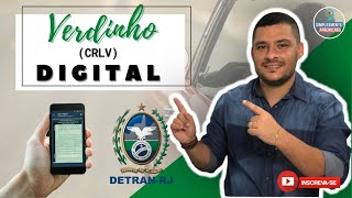 CRLV DIGITAL  Como emitir o seu verdinho CRLV Digital  DetranRJ [upl. by Eleahcim]