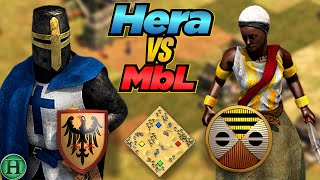 Teutons vs Malians  1v1 Arabia  vs MbL  AoE2 [upl. by Eleonora250]