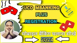 Uco mbanking Plus Kese Banaye 🥰 How to Register Uco mbanking Plus🏧🔥 [upl. by Hsitirb689]