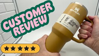 Stanley Quencher H20 FlowState Stainless Steel Vacuum Insulated Tumbler Review [upl. by Yuzik]