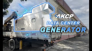 AKCP 1 Megawatt Test Data Center  Generator [upl. by Enajyram]