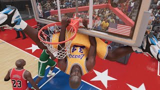 Shaqs SpiderMan moment at 1998 NBA All Star Game  NBA 2K23 PS5 [upl. by Dulcie]