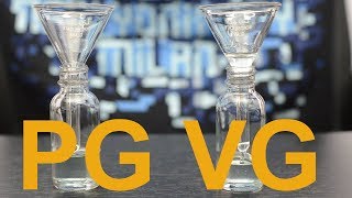 Difference PG vs VG Ejuice Safe Side Effects [upl. by Aleek671]