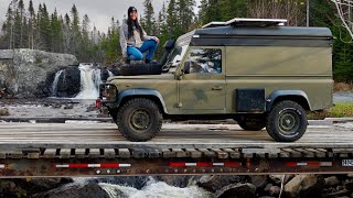 Epic Waterfall Truck Camping in Newfoundland [upl. by Berne]