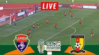 🔴LIVE Gambia vs Cameroon LIVE  CAF African Cup Of Nations 2024  Match Today⚽🎬 [upl. by Ainnek]