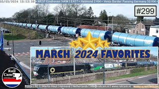 Railcam March 2024 Favorites 299 [upl. by Berger594]