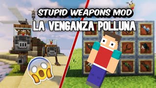 🔪ARMAS ABSURDAS Y POLLOS ASESINOS 🐔  STUPID WEAPONS MOD  1165 MINECRAFT ✅ [upl. by Ecyor275]