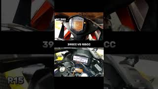 Ktm🤣 rc 390 Vs R15 v3 Top speeed 🤯😳 r15v3 ktmrc390 topspeed ytshorts youtubeshorts shorts [upl. by Clova80]