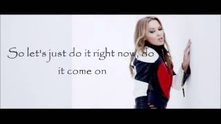 Kylie Minogue  Timebomb Lyrics on Screen HD [upl. by Hsuk]