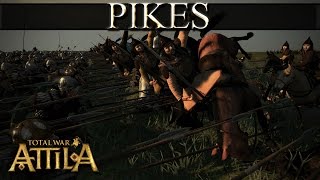 Elite Ostrogothic Pikes vs 2400 Hunnic Lancers [upl. by Hibbert]