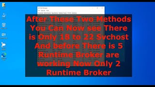 How to Remove Svchostexe Virus or Runtime Broker Fixing for High CPU Usage or RAM Win 10  Win 11 [upl. by Renzo96]