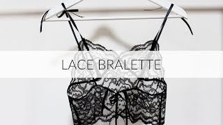 DIY Lace Bralette [upl. by Quent]