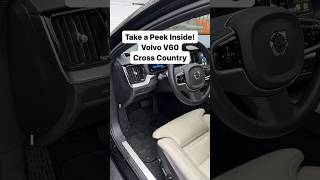 Take a Peek Inside Volvo V60 Cross Country [upl. by Ydnil]