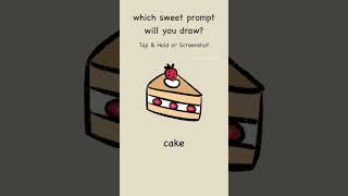 Which SWEET Will You Draw 🍰 drawingprompts shorts [upl. by Ssalguod]