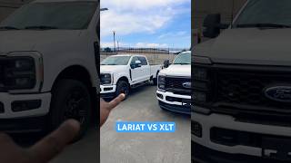 Redesigned F350 Lariat VS XLT Comparison [upl. by Leissam]