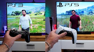 GTA 5  PS3 Vs PS5  Side By Side Graphics And Performance Comparison [upl. by Burl]