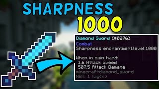 How To Get a Sharpness 1000 Sword In Minecraft 112 AND LOWER 2017 [upl. by Wivestad]