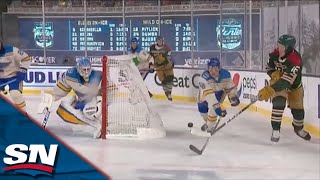 Rem Pitlick Converts From Behind Net Thanks To Fluke Deflection Off Jordan Binnington [upl. by Imre]