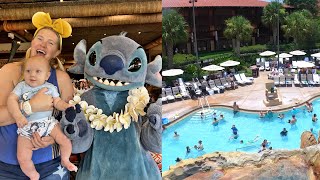 Disney Polynesian Staycation Day3  2 Buffets In 1 Day Hollywood Studios Pool Day amp Fireworks [upl. by Hayley]