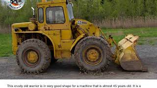 Classic Machines Caterpillars 922 wheel loader [upl. by Ballman]